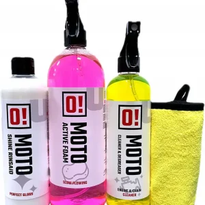 Oryginalny PREZENT DLA MOTOCYKLISTY OMOTO Zestaw do mycia i pielęgnacji motocykla