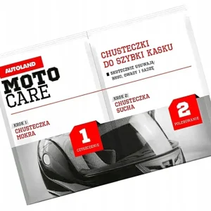 Wyprzedaż W4C30 AUTOLAND MOTO CARE CHUSTECZKI DO SZYBKI KASK