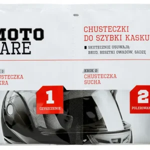 Nowość AUTOLAND CHUSTECZKI DO SZYBKI KASKU 2W1 CZYSZCZENIE I POLEROWANIE
