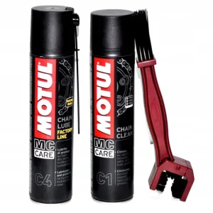 Zestaw do czyszczenia i smarowania łańcucha MOTUL Premium