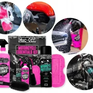 Zwrot pieniędzy MUC-OFF 636 Motorcycle Essential Kit Zestaw do Mycia Konserwacji Motocykla