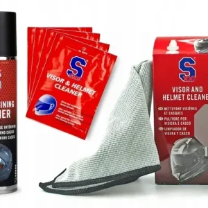 Oryginalny S100 Zestaw do Czyszczenia Kasku Preparat do Skorupy Pianka Chusteczki