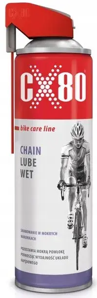 Nowość CX80 CHAIN LUBE WET MOKRY SMAR DO ŁAŃCUCHA ROWER