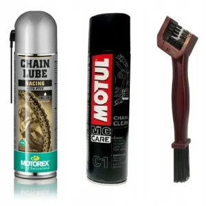 MOTOREX smar do łańcucha+Czyścik Motul+Szczotka Ekspresowa dostawa
