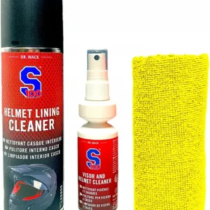 Zestaw S100 Środek do czyszczenia wnętrza + Preparat do wizjera i kasku Niska cena