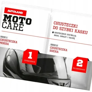 Zamów teraz AUTOLAND MOTO CARE CHUSTECZKI DO SZYBKI KASKU 2szt