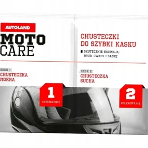 AUTOLAND MOTO CARE CHUSTECZKI DO SZYBKI KASKU 2szt Wyprzedaż