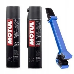 Niska cena MOTUL C1 C2 zestaw do konserwacji łańcucha 111648 + 102981 + SZCZOTKA MOTO