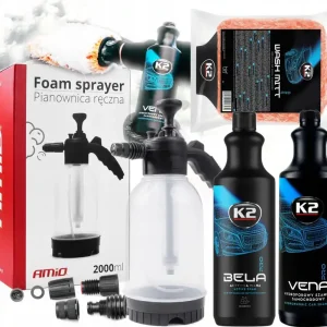 PIANOWNICA RĘCZNA 2L K2 BELA VENA RĘKAWICA mycia auta szampon AKTYWNA PIANA Szybka dostawa