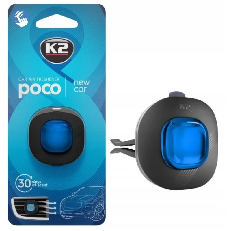 020772 K2 V351 POCO NEW CAR Zapach Samochodowy Wkład Membranowy w Kratkę Autentyczny