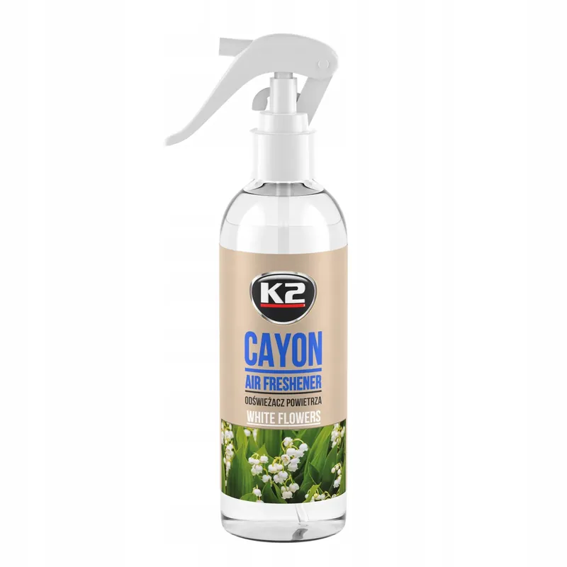 K2 Profesjonalny Samochodowy Odświeżacz Powietrza Białe Kwiaty 250ml Kup teraz
