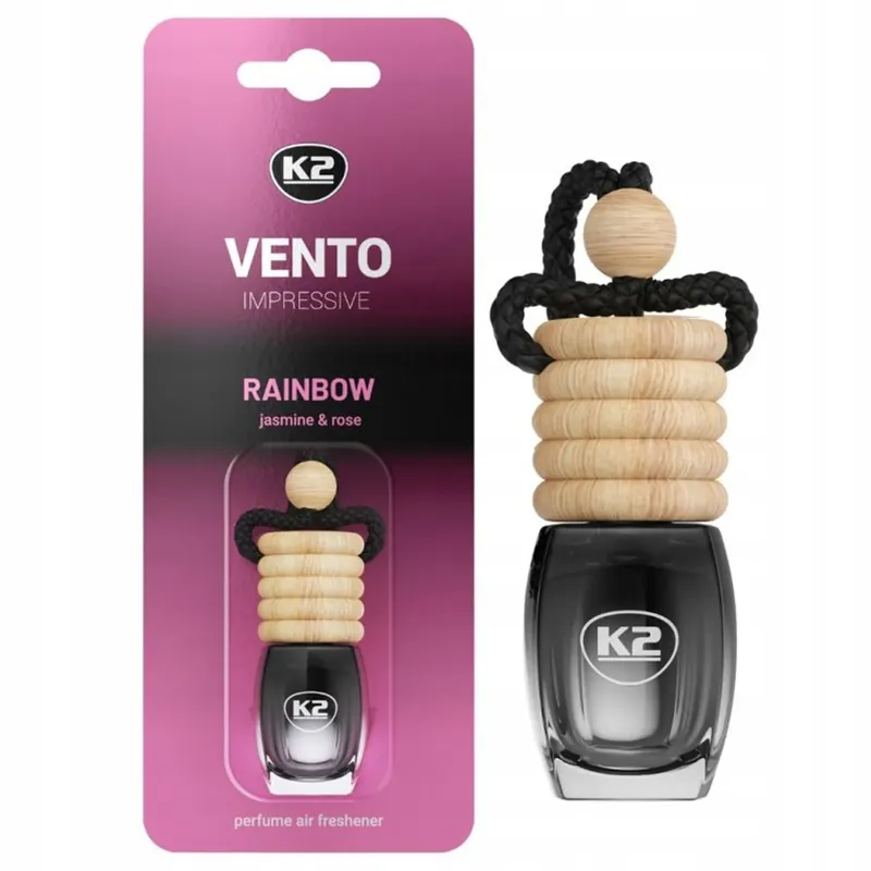 Darmowa dostawa K2 VENTO Solo Impressive RAINBOW 8ml Zapach Samochodowy Odświeżacz BLISTER
