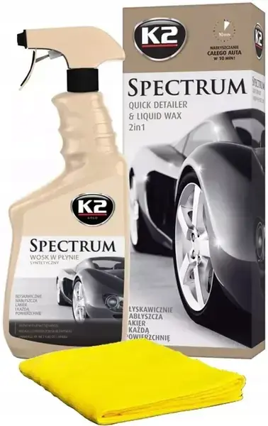 K2 Spectrum G020 Wosk W Płynie Quick Detailer 700ml + Microfibra Promocja