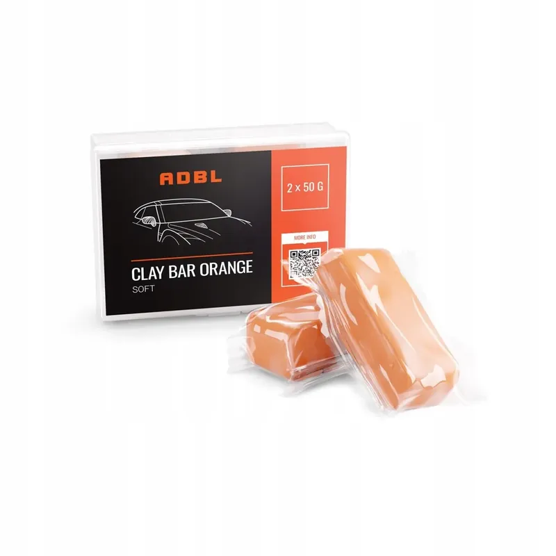 Rabat ADBL Clay Bar Orange 2x50g - Miękka Glinka do Czyszczenia Lakieru i Szyb
