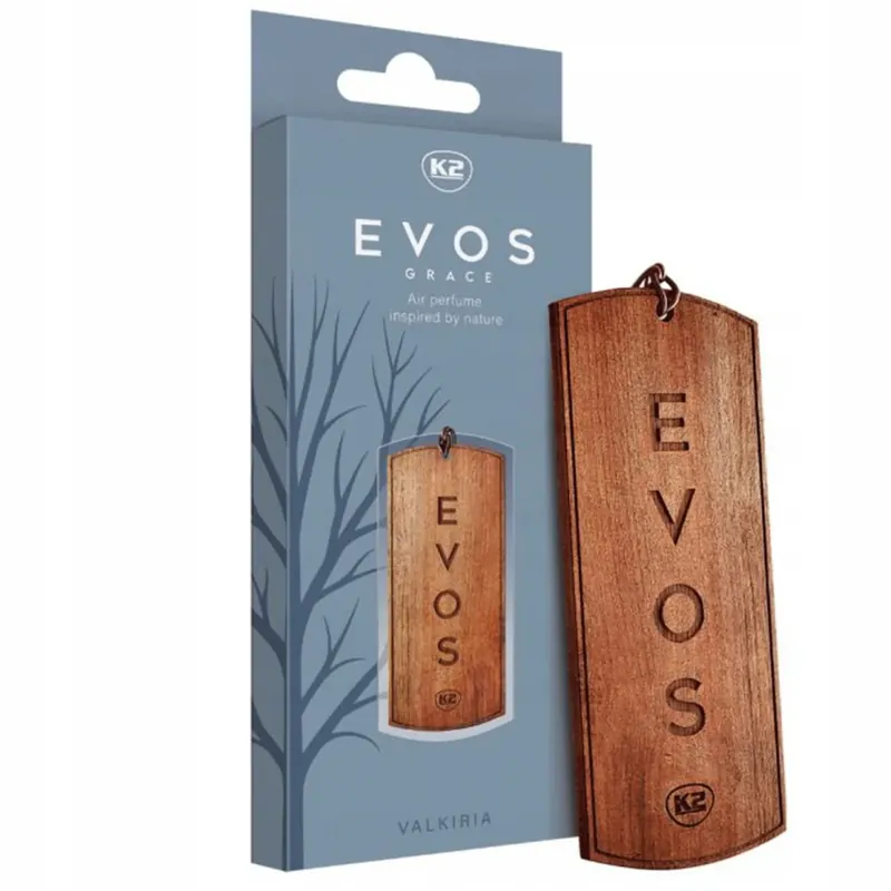 Rabat K2 V044 EVOS GRACE VALKIRIA Drewniana Zawieszka Zapachowa Do Samochodu Auta