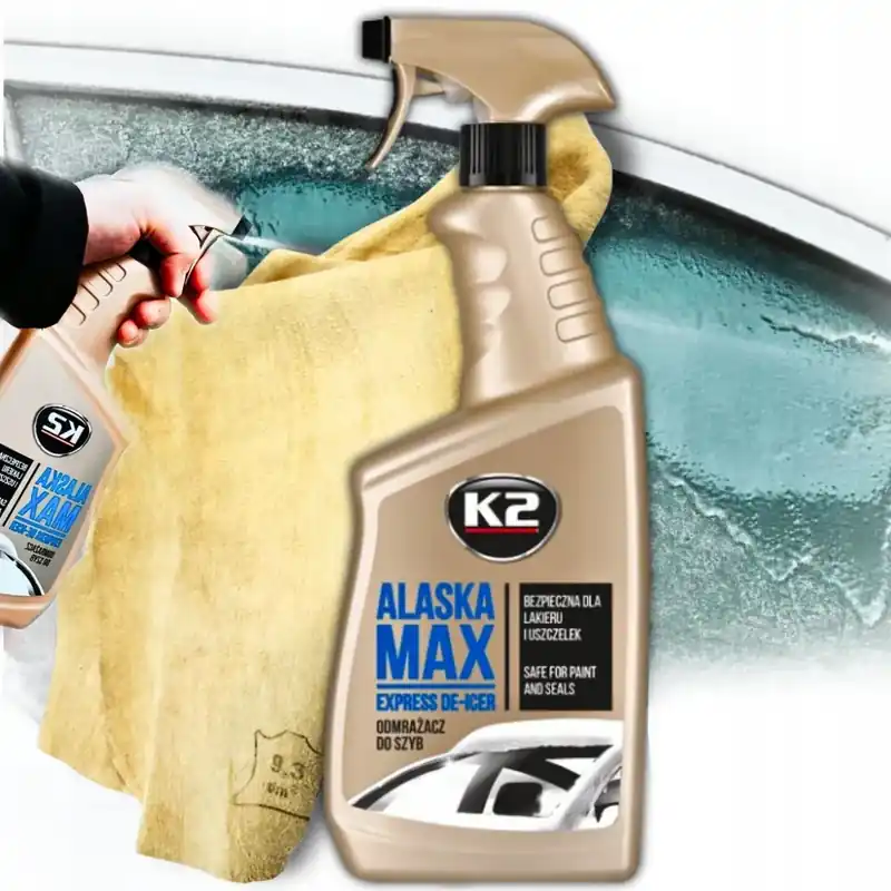 Zwrot pieniędzy K2 ALASKA ODMRAŻACZ SZYB szyby SAMOCHODOWYCH 700ml IRCHA NATURALNA 9,3dm2