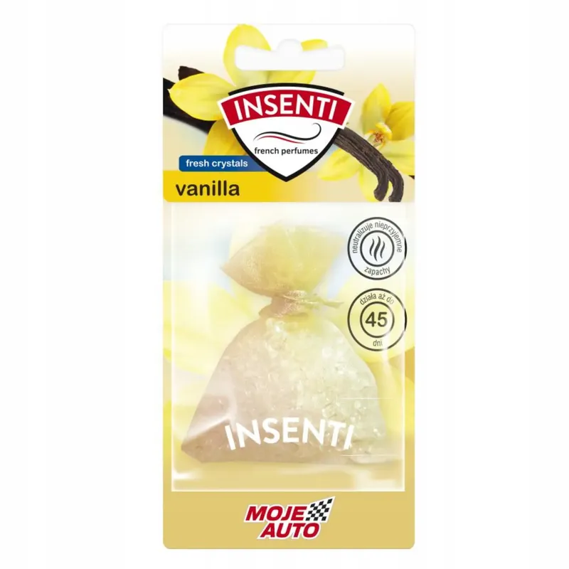 MOJE AUTO Insenti Woreczek Zapachowy Odświeżacz do samochodu Vanilia 20g Kup teraz