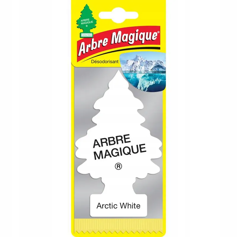 WUNDER-BAUM Choinka Zapachowa Zapach Samochodowy do Auta Arctic White Promocja