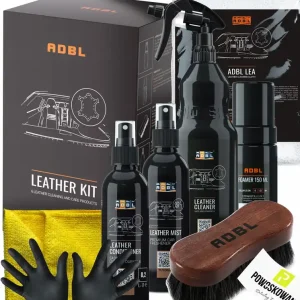 ADBL Leather KIT ZESTAW DO CZYSZCZENIA I PIELĘGNACJI SKÓRY W SAMOCHODZIE Darmowa dostawa