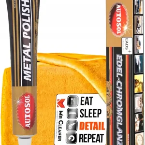 AUTOSOL METAL POLISH PASTA DO POLEROWANIA METALU PRZYWRACA POŁYSK 75 ML Kup teraz