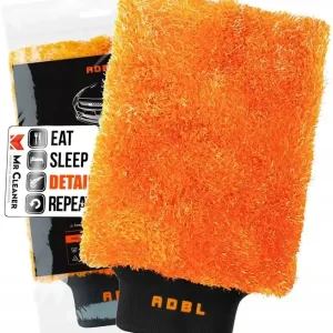 Wysoka jakość Rękawica Do Mycia Samochodu Auta ADBL CareMitt Z Mikrofibry Bezpieczna