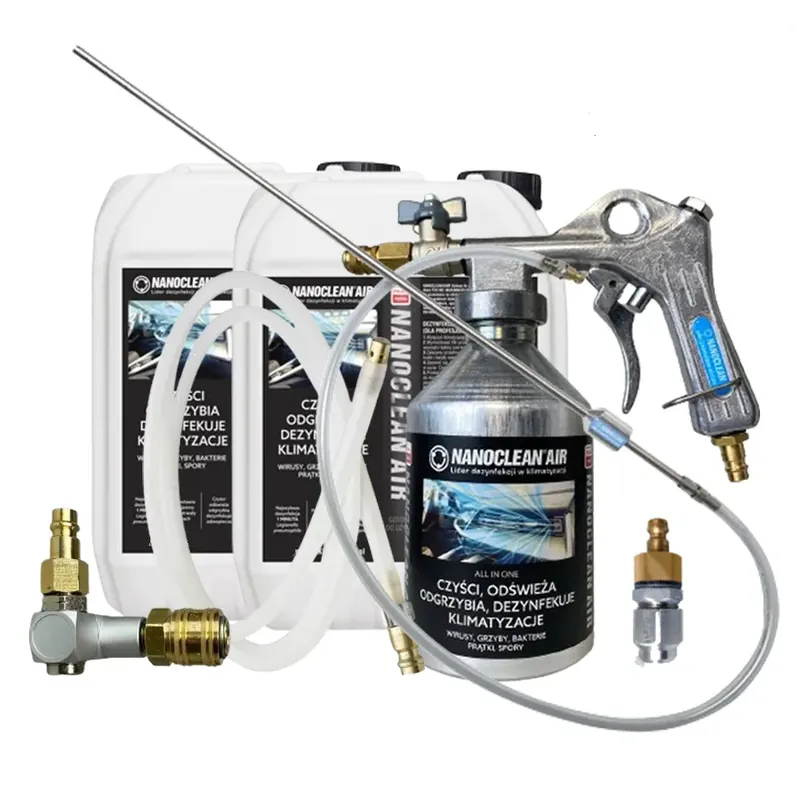 Ostatnia szansa Pistolet do odgrzybiania klimatyzacji ZESTAW płyn 2X5L + kompletny sprzęt