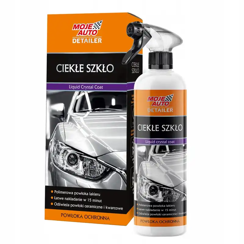 CIEKŁE SZKŁO 500ML POWŁOKA DO LAKIERU / MOJE AUTO DETAILER Zwrot pieniędzy