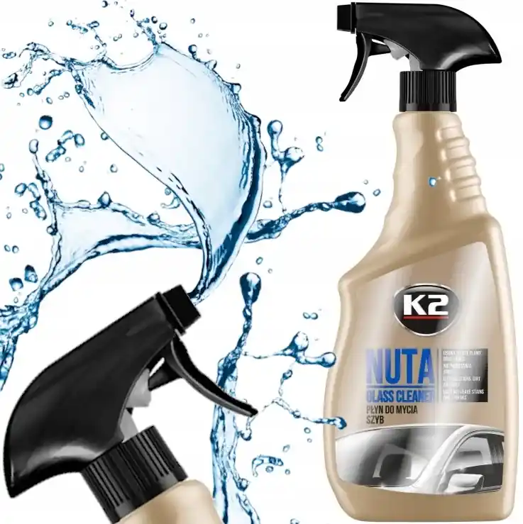 Autentyczny K2 NUTA 750 ML PŁYN DO MYCIA CZYSZCZENIA SZYB SAMOCHODOWYCH BEZ SMUG
