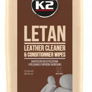 K2 LETAN nawilżone CHUSTECZKI do czyszczenia SKÓRY Najlepsza cena