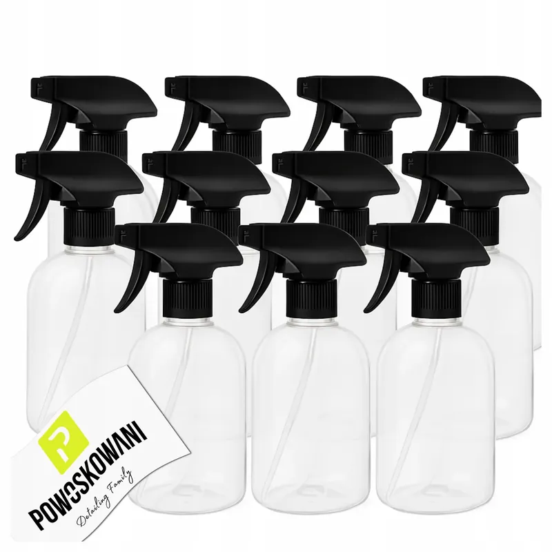 10 x BUTELKA PET z atomizerem spryskiwaczem odporna na chemię 500 ml DO APC Ostatnia szansa