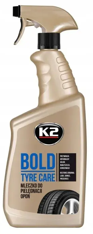 K2 BOLD Czernidło nabłyszcza i pielęgnuje opony Premium