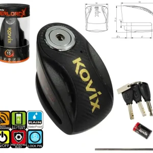 Blokada tarczy hamulcowej KOVIX KNX6 czarna Oryginalny