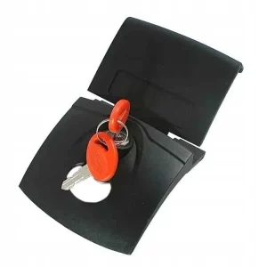 Zamek do kufra motocyklowego YM-815, stal nierdzewna, srebrny Wyprzedaż