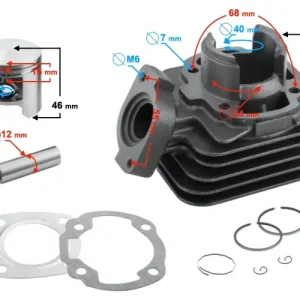 Niska cena Cylinder Moretti Do Skutera 2T 50Cc Buxy