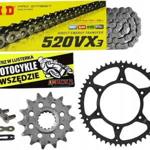 Zestaw Napędowy Napęd Łańcuch Zębatki DID KTM SX EXC 300 125 250 TE X-Ring Zwrot pieniędzy