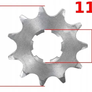 Ekspresowa dostawa Zębatka Przednia Motocyklowa 11z WSK 125cc Stal Srebrna