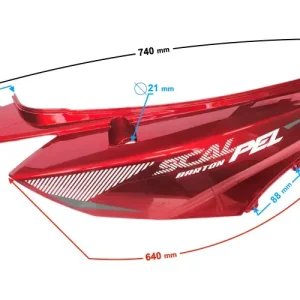 Nowość Obudowa Tylna Prawa Czerwona Scalpel 50
