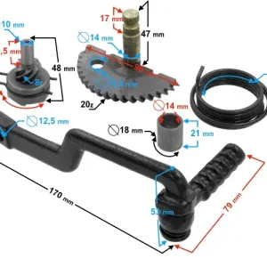 Niska cena Dźwignia Rozrusznika Nożnego Do Skutera Twenty One 1 - Zestaw