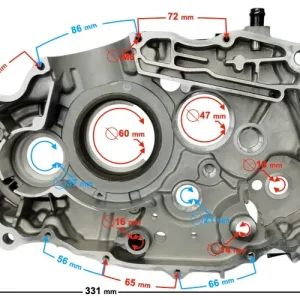 Tani Karter Silnika Prawy Do Motocykla Classic 125