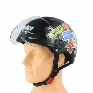 Kask Motocyklowy HF-333 Czarny Matowy L Brak ECE - Kask Safebet Tani