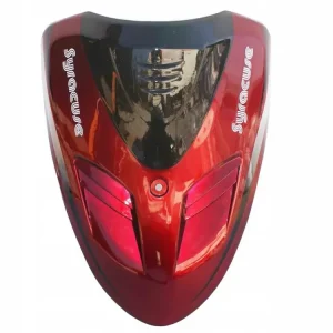 Plastik Osłony Czołowej Górnej Czerwony GY6 Syracuse do Motocykli Ekspresowa dostawa