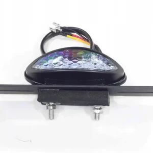 Oferta limitowana Lampa LED Motocyklowa z Podświetleniem i Podstawą pod Tablicę Rejestracyjną