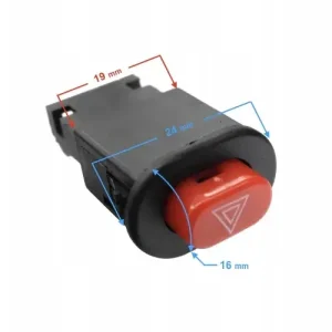 Przełącznik SKUTER HURAGAN POJEDYŃCZE WŁĄCZNIK ŚWIATEŁ AWARYJNYCH Rabat