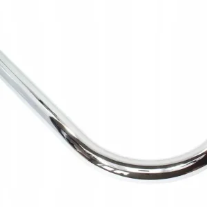 Kolanko tłumika metalowe Duells srebrne WSK 125 Dwuramówka Długie Oferta