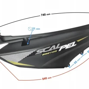 Obudowa tylna prawa grafitowa Scalpel Popularny