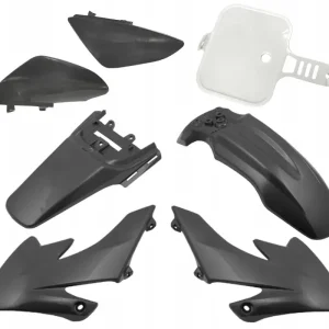 Zestaw obudów Dirt bike 125 czarno-biały Niska cena