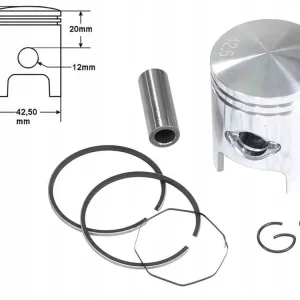 Oryginalny Tłok 50cc Piaggio Typhoon Powietrzne 42,5mm Wysoki Stop Aluminium