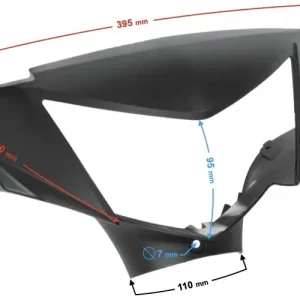 Obudowa reflektora przód grafitowa Scalpel Szybka dostawa