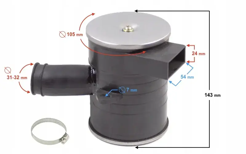 Filtr powietrza do motoroweru Sprint / J. 901/902 Wyprzedaż