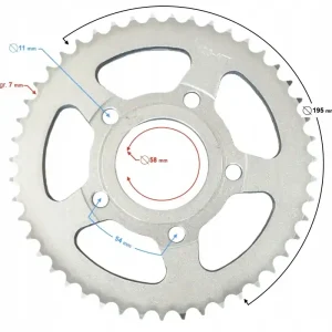 Zwrot pieniędzy Zębatka tył 47Z Naked 50